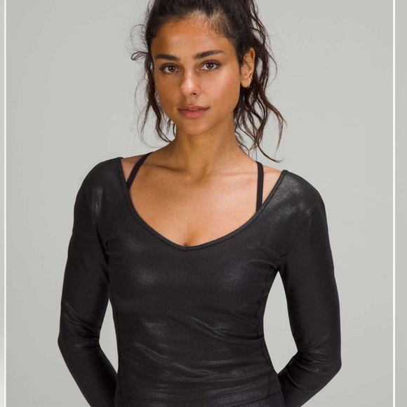 Lululemon Align Long Sleeve Shirt *Shine
Radiate Foil Print Black - Picture 3 of 7